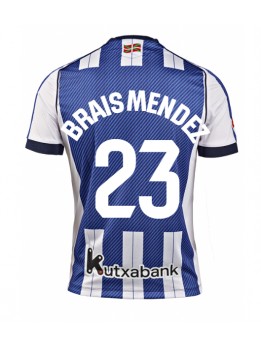 Billige Real Sociedad Brais Mendez #23 Hjemmedrakt 2025-26 Kortermet
